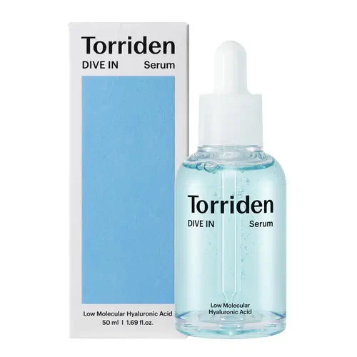 Torriden DIVE-IN Low-Molecular Hyaluronic Acid Serum, 1.69 fl oz Korean Moisture Skincare Skin Repair Comfort Hydrate