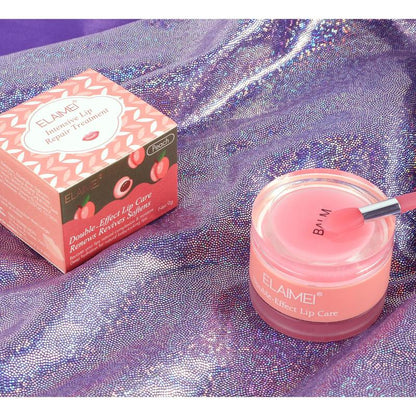 Moisturizing Lip Mask, 1 Box?Honey Peach Lip Mask, Sleeping Lip Mask, Hydrating Lip Care Mask, Lip Moisturizer, Lip Care Products