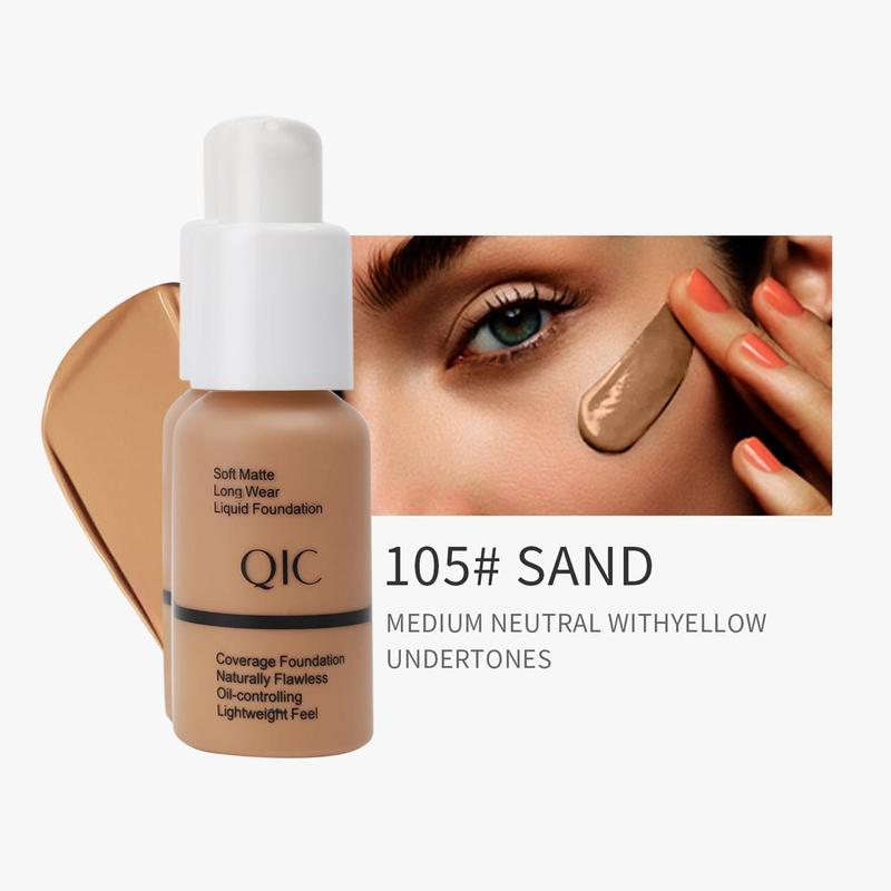 Long-lasting Liquid Foundation, Lightweight Moisturizing Concealer, Flawless?Hydrating Facial Makeup Product, Summer Gift