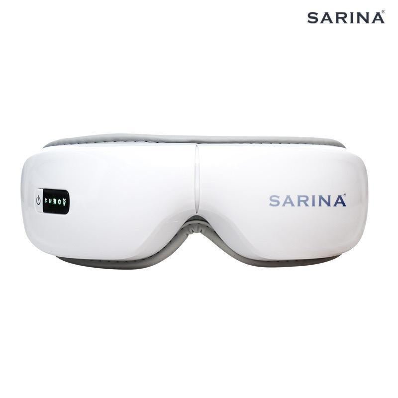 sarina Eye Massager with Heat, Heated Eye Mask with Bluetooth Music for Migraine, Face Massager to Relax, Eye Care Device for Eye Strain, Eye Bags, Dry Eyes, Birthday Gifts