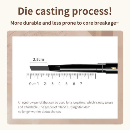 Waterproof Double-ended Eyebrow Pencil, 3pcs/set Long Lasting Eyebrow Pencil, Brow Styling Brush, Eye Brow Makeup Tool, Makeup Accessories