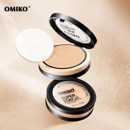 Oil Control Flawless Makeup Setting Powder, Lightweight Face Powder Makeup & Finishing Powder, Long Lasting Matte Pressed Powder