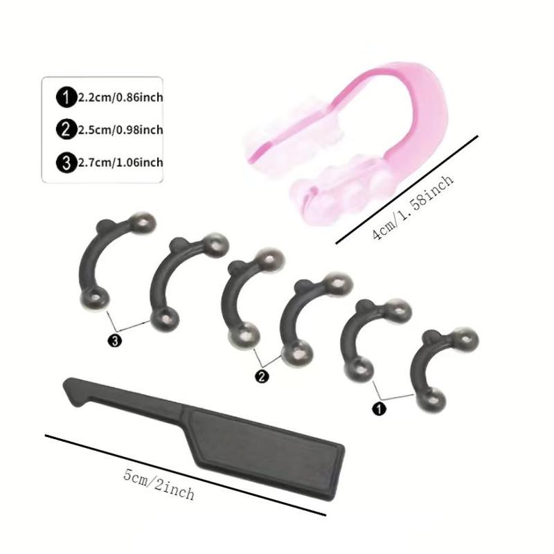 Nose Lifting Shaper, 1 Set?Nose Bridge Straightener for Daily Makeup, Portable Nose Bridge Shaping & Stretching Tool for Women & Girls