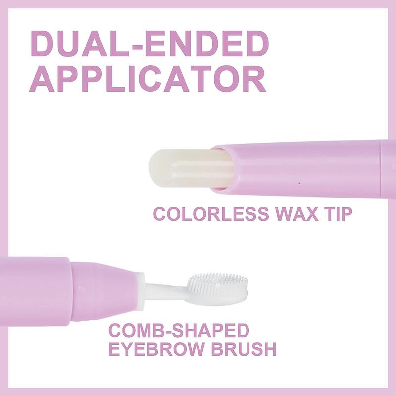 Eyebrow Makeup Kit, Including 1pc Double Ended Eyebrow Setting Tape & 1pc Multi-purpose Gel Eyeliner & 1pc Brush, 1 Set Portable Eyebrow Makeup Tools For Women