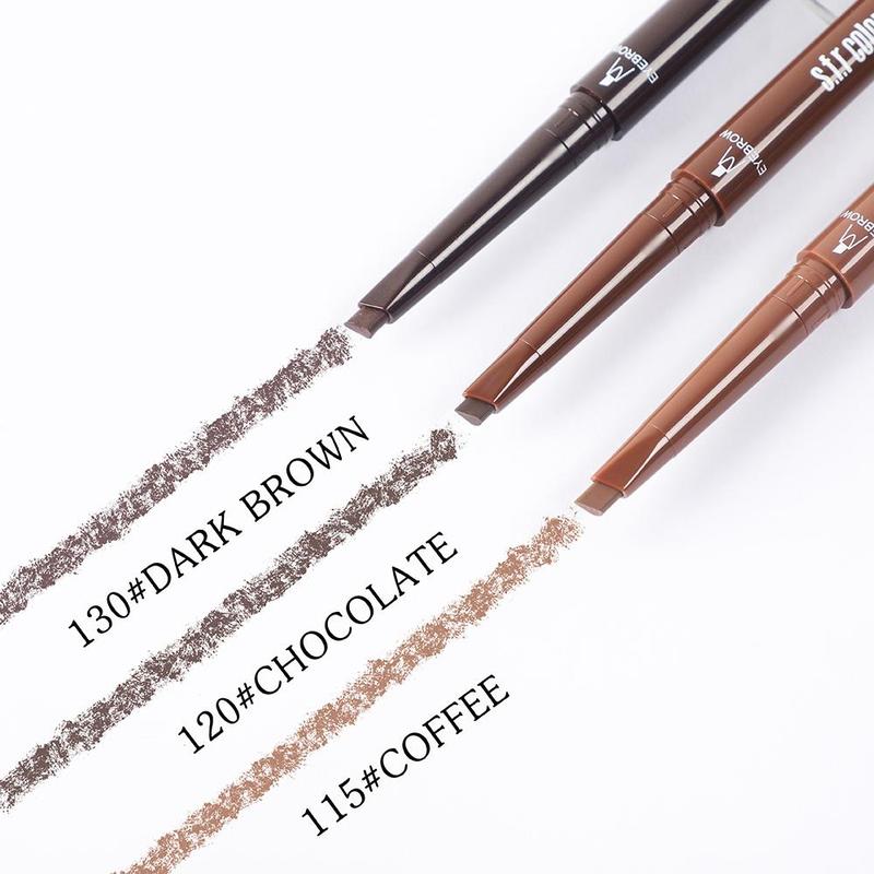 Double-ended Eyebrow Pencil, Waterproof Long Lasting Eyebrow Pencil, Brow Styling Brush, Brow Brush Makeup Tool, Eye Makeup Products