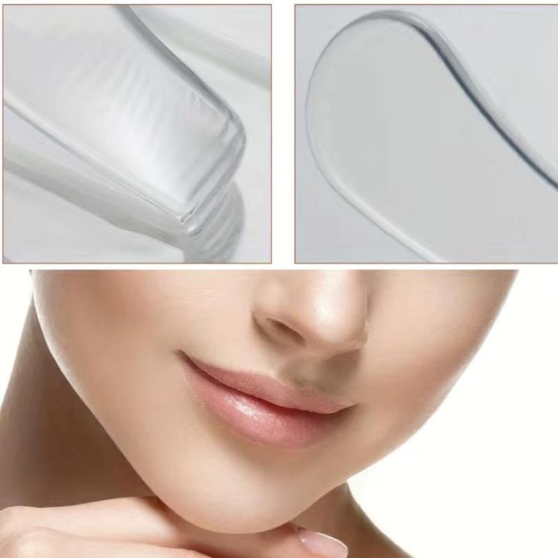 Reusable Silicone Lip Patch, 4pcs/set Transparent Facial Firming Patch for Mouth, Comfort Lip Wrinkle Patch, Smile Line Pad, Facial Lifting Patch, Professional Facial Skincare Pad for Women & Men