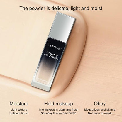 40ml Long-lasting Matte Liquid Foundation, Hydrating Oil Control Concealer, Full Coverage Flawless Makeup Cream, Cosmetic Product