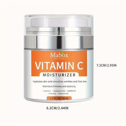 Summer Vitamin C Hydrating Face Moisturizer, Moisturizing Skin Care Lotion, Moisturizer for Face, Skincare Products for Men & Women, Deeply Skin Moisturizer