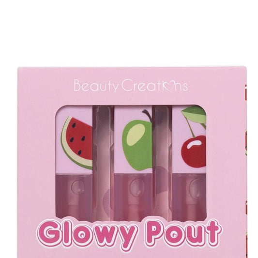 Glowy Pout Lip Oil Set by Beauty Creations infused with Jojoba and Vitamin E