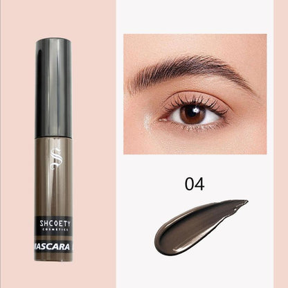 Eyebrow Gel Tint, 4 Counts Long Lasting Eyebrow Tint Gel, Brow Styling Brush, Sweat Proof High Pigmented Brow Shading & Filling Pen, Makeup Tool Easy To Apply