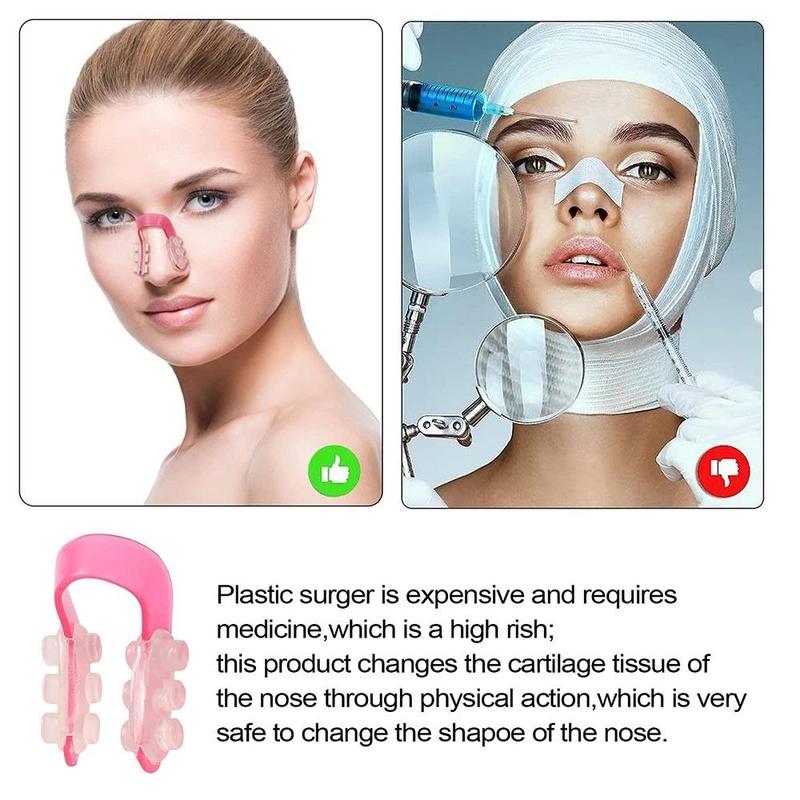 Nose Shaper, Soft Silicone Nose Straightener, Mini Nose Clip For Wide Nose