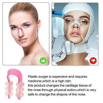 Nose Shaper, Soft Silicone Nose Straightener, Mini Nose Clip For Wide Nose