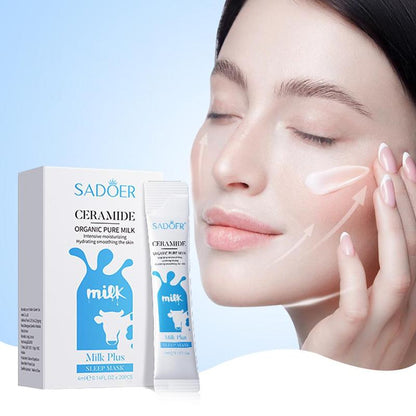 Nourishing Milk Sleeping Masks, 20pcs/set?Soft Texture Face Masks, Moisturizing Skin Care Products For Women