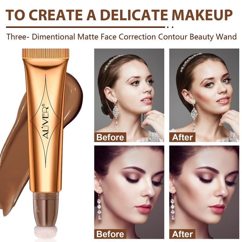 Long-lasting Liquid Foundation, 1 Piece Moisturizing Full Coverage Foundation, Lightweight Concealer Foundation For All Skin Types