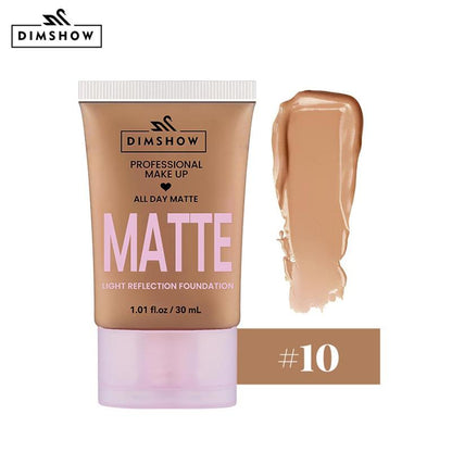 Long-lasting Matte Foundation, Moisturizing Dark Covering, Concealing Foundation Cream, Full Coverage Flawless Makeup Cream