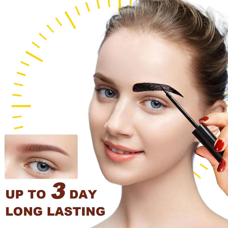 Tattoo Eyebrow Gel Makeup, 3pcs/set Waterproof Eyebrow Gel, Long Lasting Eyebrow Tinted Gel, Eyebrow Makeup Tool, Eye Brow Makeup Products