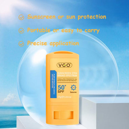 VGO-Sunscreen Stick Broad Spectrum SPF 50+ Sunscreen Moisturizing Ceramide Portable-A Facial Skincare Skin Repair Comfort Moisture Moisturizer Hydrate Hydrating