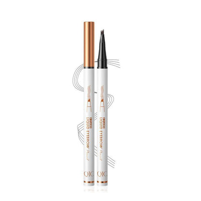 Long lasting Eyebrow Pencil, 1 Count Waterproof Eyebrow Pen with 4 Split Head, Eye Brow Makeup Tool For Women