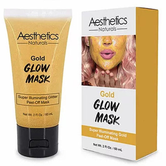 Aesthetics Naturals Gold 24K Peel-Off Mask Facial Skincare Anti Aging Clear Exfoliate Exfoliant