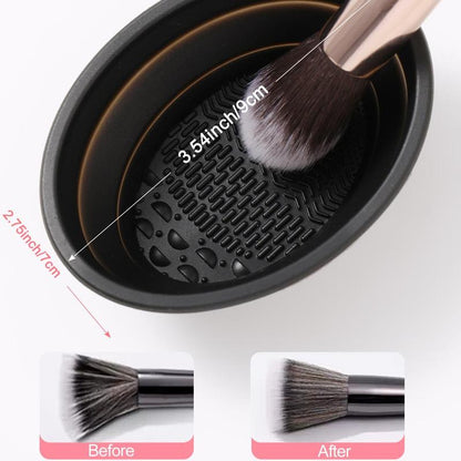 Makeup Tool Set with Storage Bag, 49pcs/set Makeup Brush & Powder Puff & Sponge & Hairband & Makeup Brush Cleaning Tool, Cosmetic Brush Set for Beginners?Back To School