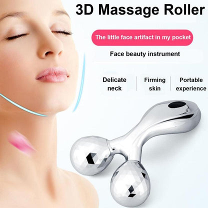 360 Degree Rotatable Handheld Face Massage Roller,?Lightweight?Facial Massager Tool, Professional Skincare Tool for Face, Arms, Legs, Buttocks & Back