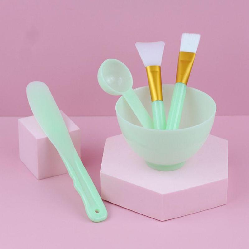 Mask Brush and Bowl Set, 5pcs/set Including Mask Applicator Brush, Mask Bowl, Mask Scrapers & Mask Spoon, Mask Kit for DIY Masks Mud Mask Clay Mask