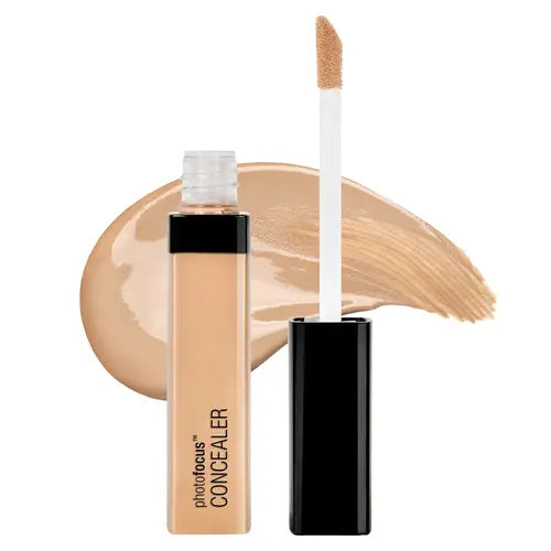 wet n wild Photo Focus Concealer, Light/Med Beige, Under Eyes, Makeup, Blemish, Full Coverage, Lightweight Foundation Flawless Cosmetic