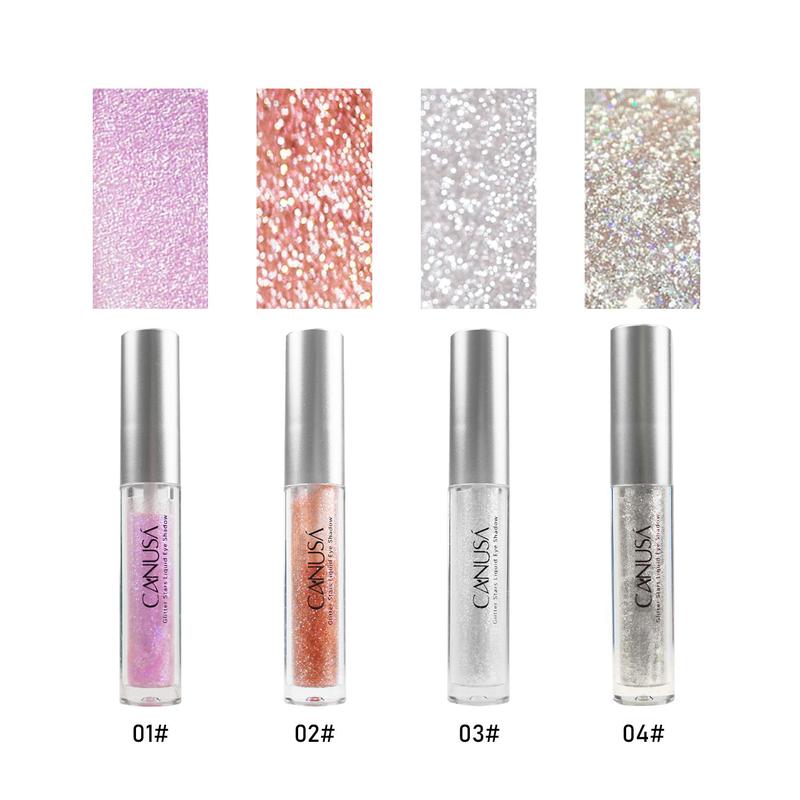 CANUSA Great Value Comfort Liquid Cosmetic Eyeshadow Set - 6 Shades, Offering a Variety of Colors