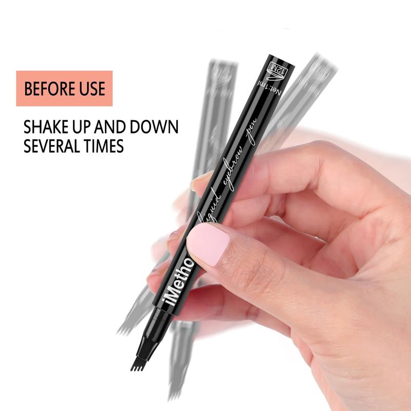 iMethod Eyebrow Pen - iMethod Eyebrow Pencil with a Micro-Fork Tip Applicator Creates Natural Looking Brows Effortlessly and Stays on All Day