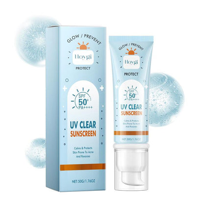 UV Clear Sunscreen, 1 Count Moisturizing Sunscreen, Long Lasting Sunscreen, Moisturizing and Non-sticky Sunscreen for Men & Women