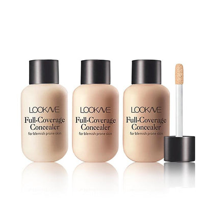 Long-lasting Concealer Foundation Cream, 3 Counts/set Full Coverage Concealer, Makeup Product for Women & Girls, Summer Gifts