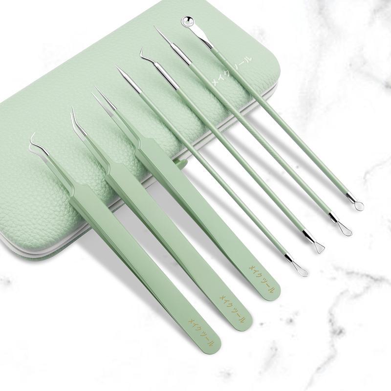 Facial Pimple Remover Tool, Blackhead Remover Kit, Professional Blackhead Extractor Tool, Blackhead Pimple Remover Kit, Acne Pimple Zit Remover Kit