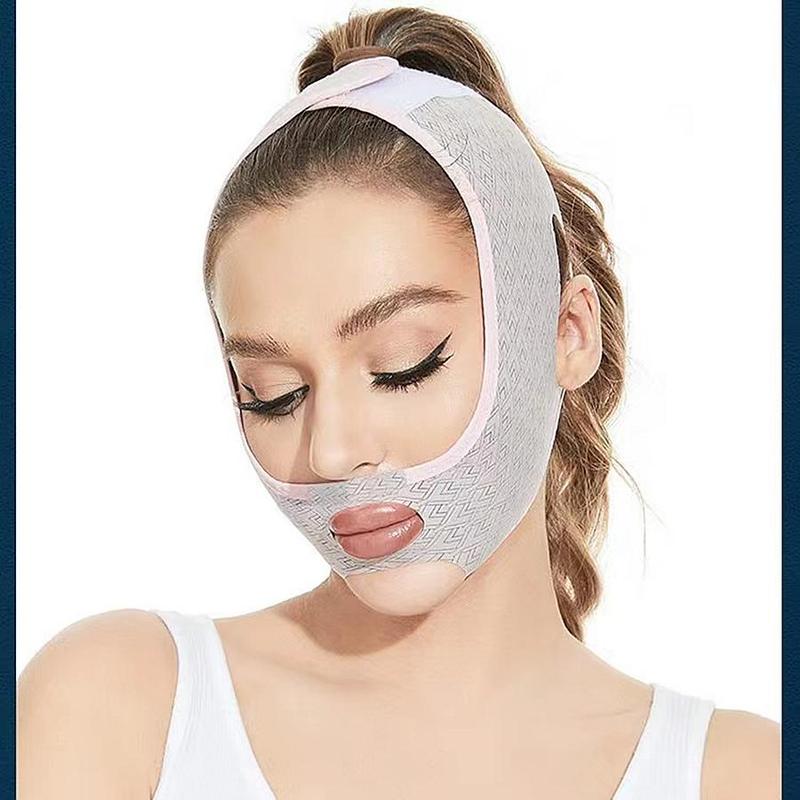 1 Piece Reusable Facial Lifting Bandage, Elastic V Face Firming Bandage, Professional Skincare Tools for Face Lifting & Anti-Wrinkle