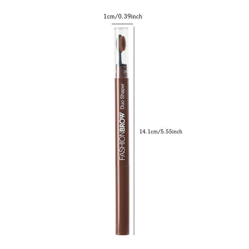 Double-ended Eyebrow Pencil, Waterproof Long Lasting Eyebrow Pencil, Brow Styling Brush, Brow Brush Makeup Tool, Eye Makeup Products