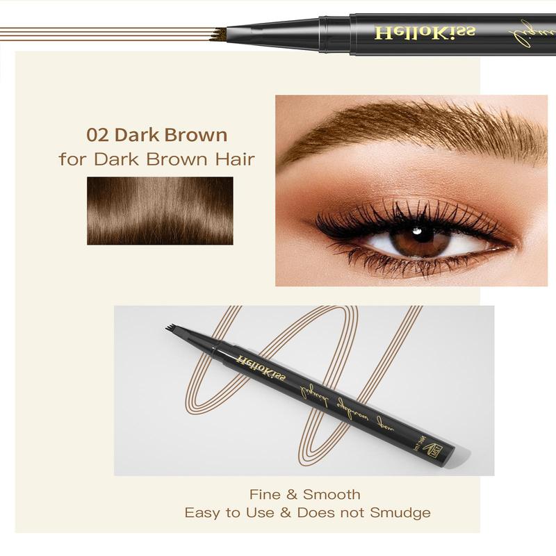 Liquid Eyebrow Pencil, Waterproof Long Lasting Brow Styling Pen, Brow Shading & Filling Pencil, Brow Brush Makeup Tool, Eye Brow Makeup Products