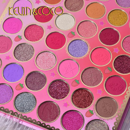 86-color Long-lasting Eyeshadow Palette, Shimmer & Matte Eye Shadow Makeup Products, High Pigmented Blendable Eyeshadow Powder, Colorful Eye Makeup Products For All Styles And Occasions