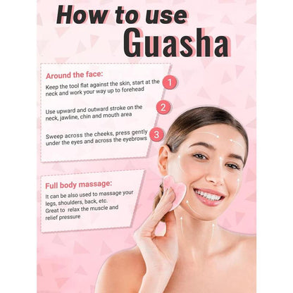 3 counts Gua Sha & Jade Face Roller & Ice Roller for Face - Facial Massager for Face, Eyes, Neck, Relieve Fine Lines and Wrinkles Skincare Tools Guasha Gift for Women Comfort