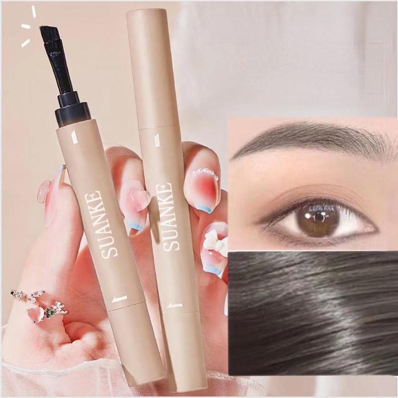 2 In 1 Eyebrow Gel With Brush, 1 Count Multi-use Tinted Eyebrow Cream, Waterproof Long Lasting Eyebrow Makeup Tool