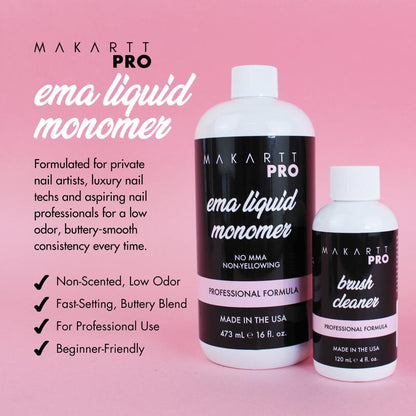 Low Odor EMA Liquid Monomer for Professional Nail Techs and Beginner Nail Techs