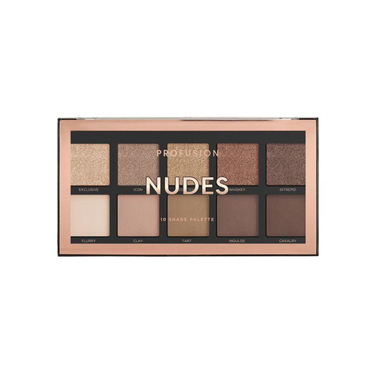 Nudes 10 shade palette