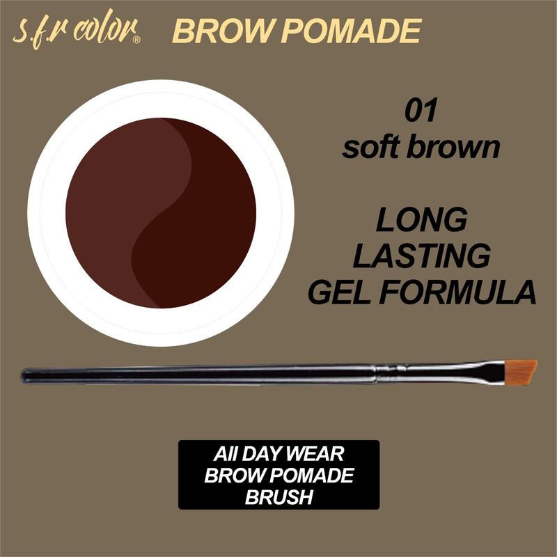 2 Color Eyebrow Cream, Natural Eyebrow Pomade, Smudge Proof Eye Brow Cream, Long Lasting Eye Brow Styling Product