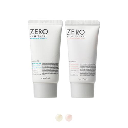 [rom&nd] Zero Sun Clean SPF50+ PA++++ (2 Types)