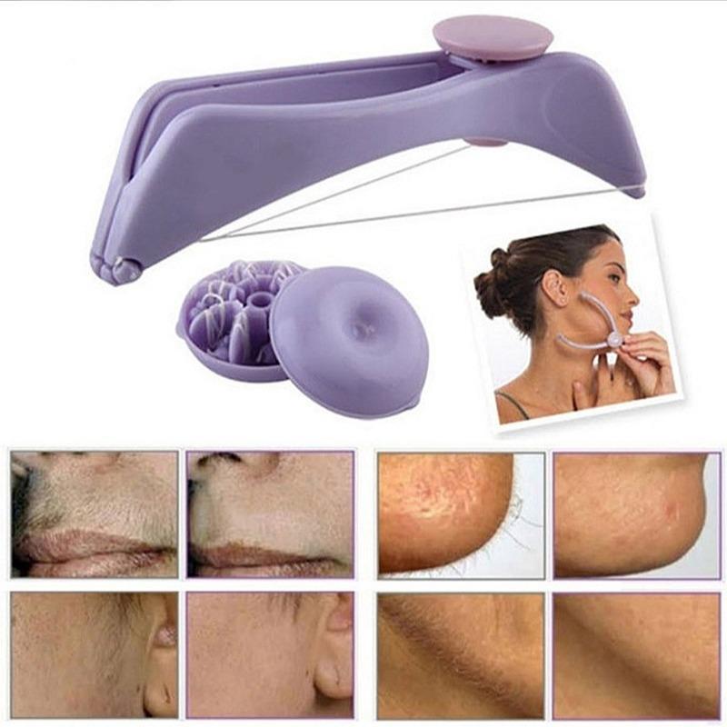 Facial Hair Threading Remover, 1 Set Facial Hair Remover, Body Hair Removal Tool, Upper Lip Chin Cheeks Eyebrow Facial Removes Hairs Makeup Tool