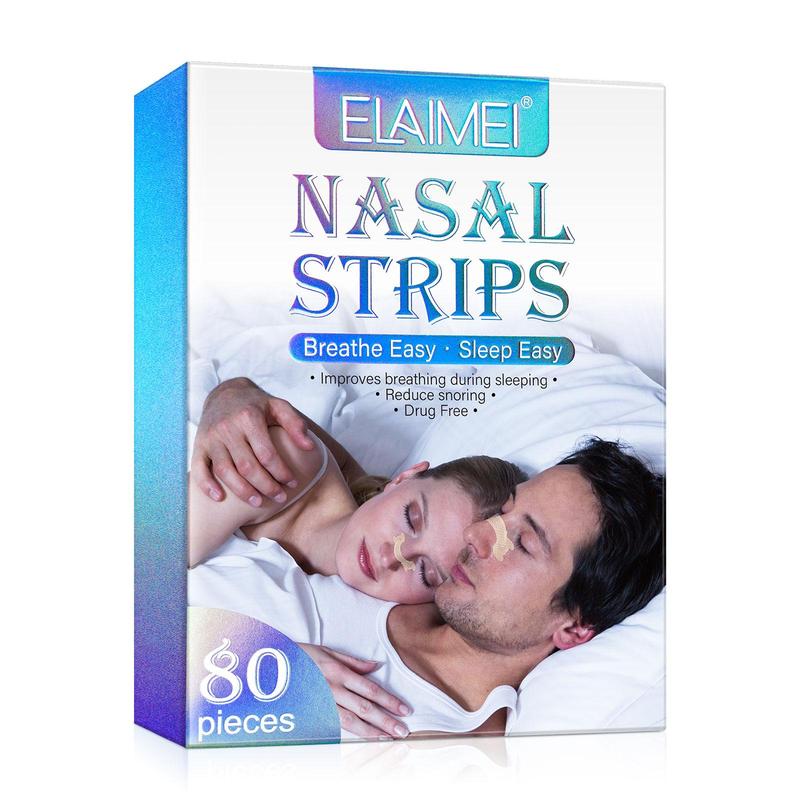 Breathable Nasal Strips, 80pcs/set Comfort Nasal Patch To Improve Breathing & Reduce Snoring , Beauty & Personal Care Product