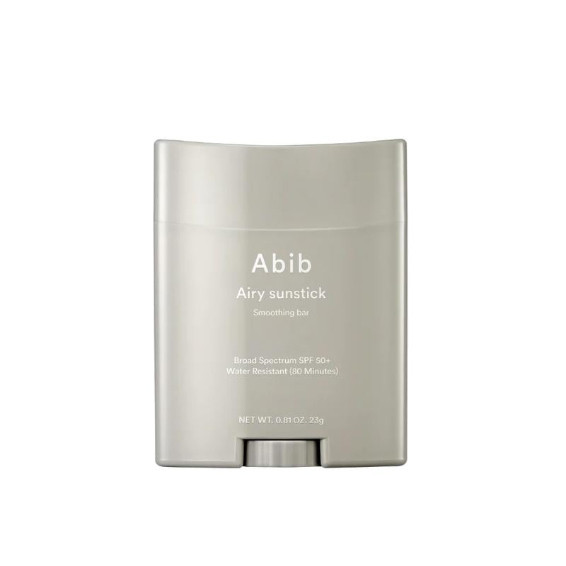 [Abib] Airy Sunstick Smoothing Bar, Non-Sticky Matte Finish Sun Protection for Face and Body, Long-lasting Korean Sun Stick