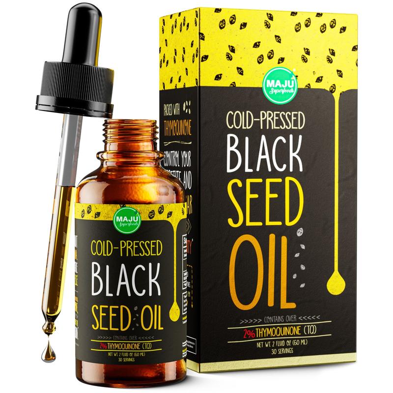 MAJU Black Seed Oil Liquid Dropper (2oz) Serums Skincare Skin Repair Comfort