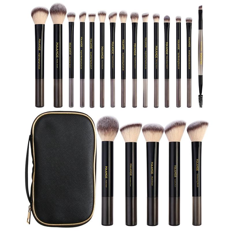 Makeup Brush Set with Cosmetic Bag, 20pcs/set Makeup Brushes for Blush, Loose Powder, Eyeshadow, Concealer, Brushes with Soft Bristles & Comfortable Grip for Beginners, Concealer Brush,?Back To School