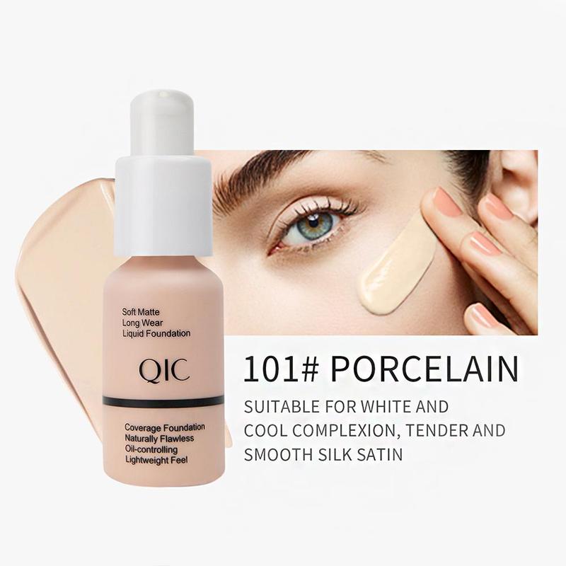 1 Count Long-lasting Foundation, Lightweight Moisturizing Liquid Foundation, Flawless Makeup Cream, Full Coverage Flawless Makeup Base Primer