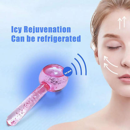 Bubble Ball Design Ice Roller for Face and Eyes, Cooling Skin Massager for Neck and Eyes, Comfort Handheld Facial Massager, Lightweight Ice Facial Ball