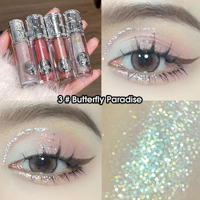 Glitter Liquid Eyeshadow, 5 Counts/set Long Lasting Glittering Eye Shadow, Colorful Eye Makeup Products for All Styles and Occasions